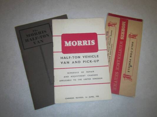 Morris half ton truck instruction book