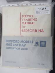 Bedford HA van workshop manuals and owners instruction book 1973