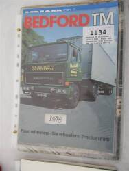 Bedford TM brochures - 1978 & 1981, specs and dimensions info booklet, AWD multidrive MTM-55 8x6 brochures