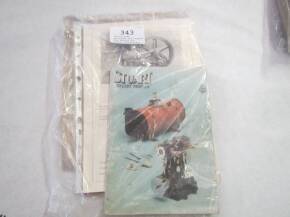 Various model catalogues from Stewart, Alyn Foundry and Centaur engine plans
