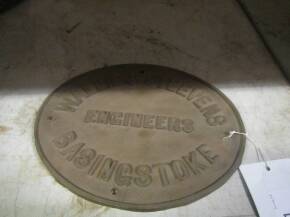 Brass Wallis and Steevens, Engineers, Basingstoke plate