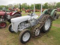 1954 Ferguson TEA-20 4cylinder petrol tractor. Serial No.402370. Fitted with half-tracks and rollbar. Key in the office