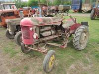 MASSEY HARRIS 802 2cylinder diesel TRACTOR Fitted with a Hanomag engine and mid-mounted finger bar mower