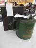 Shell Mex Ltd lamp oil kettle and 2 gallon water can