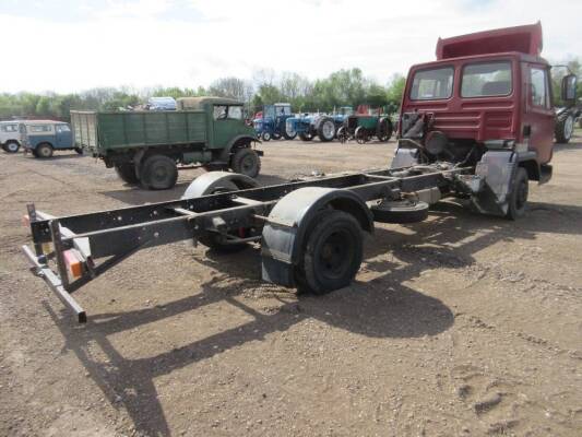 1987 Leyland Roadrunner 7.5t Chassis Cab Lorry Reg. No. E747 YJL Chassis No. SBLK4H4OVLLH55927 Described as being a 7 speed auto 5,800cc diesel that is currently on a SORN