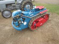 RANSOMES MG5 single cylinder petrol CRAWLER TRACTOR Stated to be in restored condition with starting handle and operators book in the office.