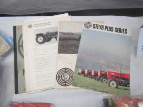 Qty Steyr tractor brochures 1960s to 1970s