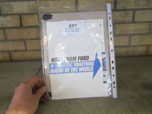 Ford tractor leaflets to inc' Super Dexta, 2000 to 5000 models