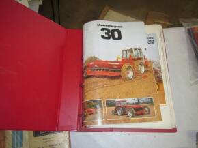 Various Massey Ferguson farm machinery training manuals, bulletins and material
