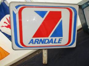 Arndale petrol forecourt sign