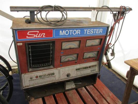 Sun motor tester