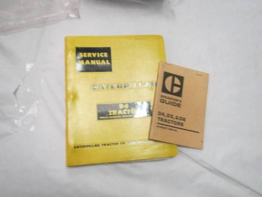 Caterpillar D4 service manual and operators guide