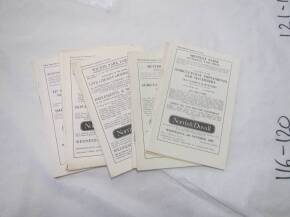 20no. Norris and Duvall farm auction catalogues from 1969-1984, in good order