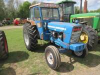 FORD 5000 diesel TRACTOR Fitted with a Ford cab and showing 5,487 hours.