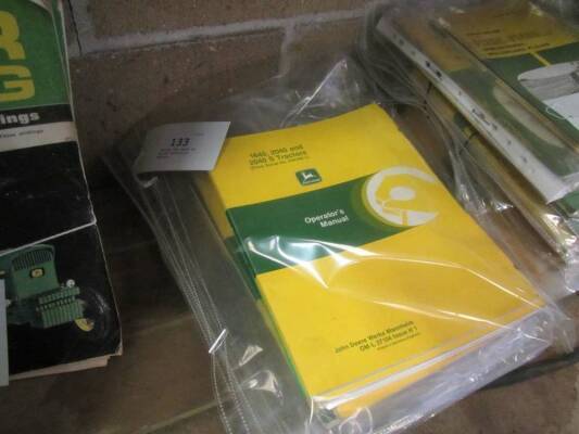 Various John Deere 40 series instruction manuals