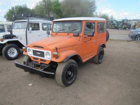 c1984 Toyota Land Cruiser Reg. No. ZV 35514