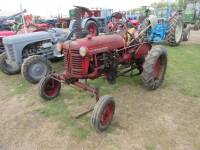 FARMALL Cub 4cylinder petrol TRACTOR Fitted with a mid-mounted mower and stated to be in very good condition.