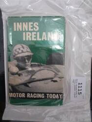 Motor Racing Today by Innes Ireland, signed copy