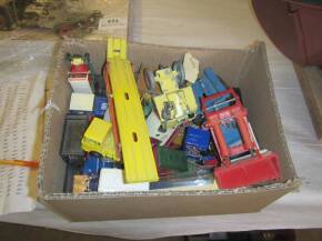 Qty model cars, tractors and commercial vehicles