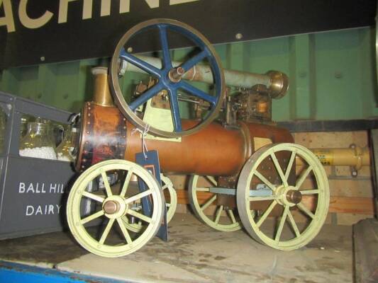 18ins portable steam engine model, incomplete