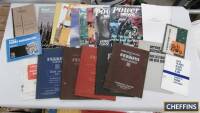 Perkins, a qty of engine operators manuals, parts lists and magazines etc