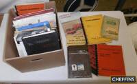 Qty of various tractor and implement brochures, manuals and parts lists etc to inc' Track Marshall, Hesston and International etc