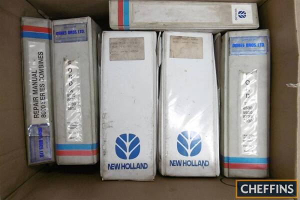 Ford New Holland, qty of service manuals, parts lists etc (6)