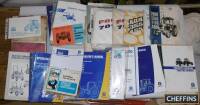 Ford and New Holland, a qty of operators manuals, service manuals and parts lists etc to inc' Ford 7000, T6000 etc