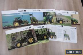 John Deere, qty of agricultural tractor brochures and leaflets etc to inc' 2140, 3140 etc, 1979-1983 (9)