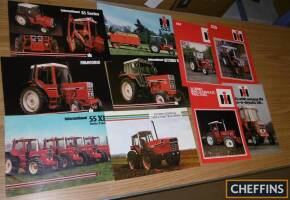 International, qty of agricultural tractor brochures and leaflets etc to inc' 55XL series, 1979-1985 (10)