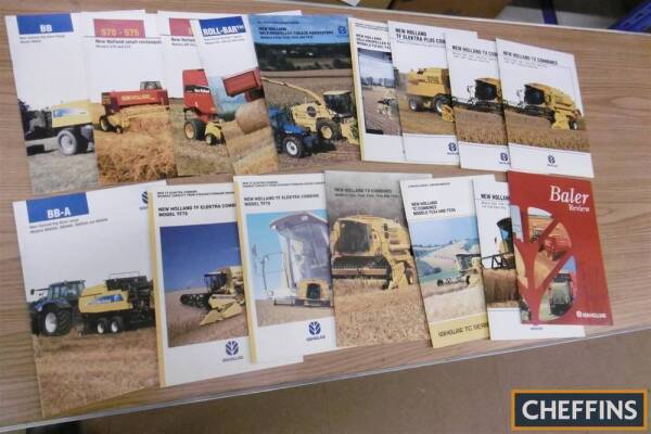 New Holland, qty of combine harvester and baler brochures, leaflets etc to inc' TX series etc (16)