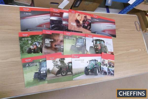 Valtra, qty of agricultural tractor range brochures etc (12)