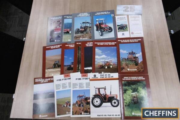 Fiat, qty of agricultural tractor range brochures, leaflets etc to inc' 94 series (18)