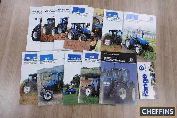 New Holland, qty of agricultural tractor brochures and leaflets etc to inc' TM series (13)