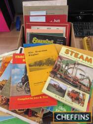 Road steam engines, a good qty of slim volumes, RLS Journals, Steaming etc etc