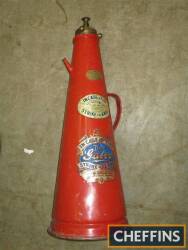 The Galvo, a conical fire extinguisher of riveted construction