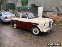 Pre 1963 Wolseley 1500 saloon Reg. No. XKD 107 (expired) The vendor informs us that this cream and red car appears to be complete with a matching interior in surprisingly good order. Offered for sale as a restoration project, the Liverpool registration nu