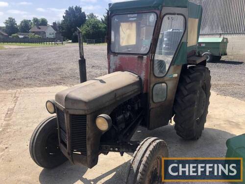 1956 FERGUSON TEF-20 4cylinder diesel TRACTOR Fitted with a Lambourn cab with logbook available