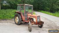 1972 INTERNATIONAL 454 3cylinder diesel TRACTOR Reg. No. OWY 738K Serial No. 6312 Fitted with horseshoe front window. Old style V5 available