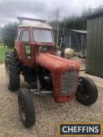 MASSEY FERGUSON 35 3cylinder diesel TRACTOR Stated to be in good working order, this example has been on farm since new and is fitted with cab and diff lock