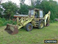 1984 HYMAC 370C 4cylinder diesel BACKHOE DIGGER LOADER Reg. No. Q318 LKH Serial No. 265303706534 The vendor reports the engine starts and runs well, all hydraulic services operate. No registration documents exist but HPI checks show an active registratio