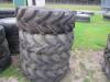 4no. 15.5-80-24 Telehandler Tyres