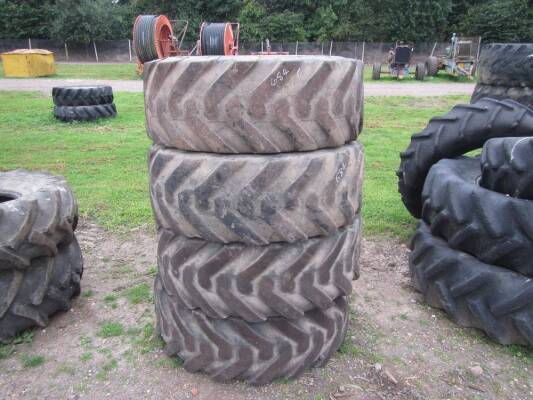 4no. Michelin 400/80-24 Tyres