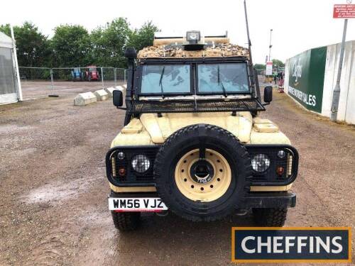 2006 2495cc Land Rover LWBReg. No. WM56 VJZChassis No. SALLDHAV7KA929322This ex-army example is stated to be complete with registration documents