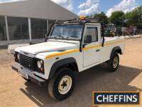 2004 Land Rover Defender 110 5speed manual diesel pick-upReg. No. SF04 DCLSerial No. A683633Fitted with a cab, rollbar and showing 90,000 miles