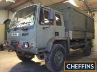 1993 LEYLAND DAF 4tonne GS 4x4 dropside Reg. No. K86 BWLChassis No. XLR52D39D0L115228Stated to be in excellent all round condition this ex-army 4x4 DAF has been regularly exhibited at rallies since 2005 and is fitted with a Cummins 7ltr turbocharged engin