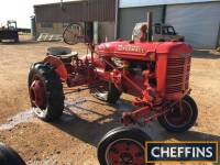 McCORMICK FARMALL Model A 4cylinder petrol/paraffin TRACTORA Culti-Vision example with front and rear wheel weights 