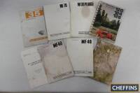 Massey Ferguson, a qty of implement and machinery operators manuals to inc' 120/124/128 baler and MF40 loader etc (8)