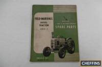 Field Marshall Series III spare parts lists