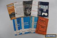 Ford and Fordson, a qty of tractor and implement operators manuals to inc' 2000-5000, Major etc (9)